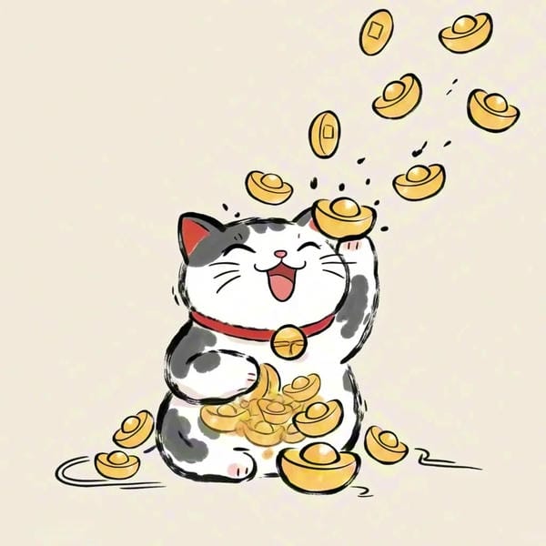 mèo thần tài chibi (28)