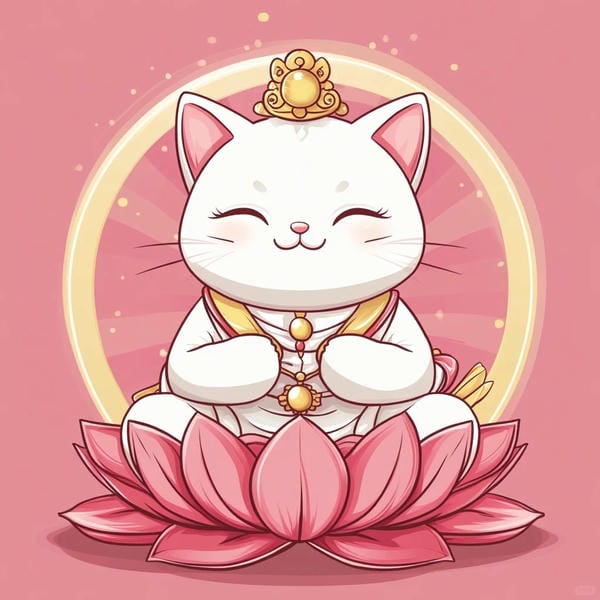 mèo thần tài chibi (5)