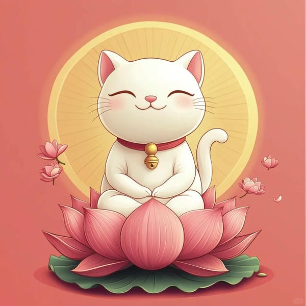 mèo thần tài chibi (8)