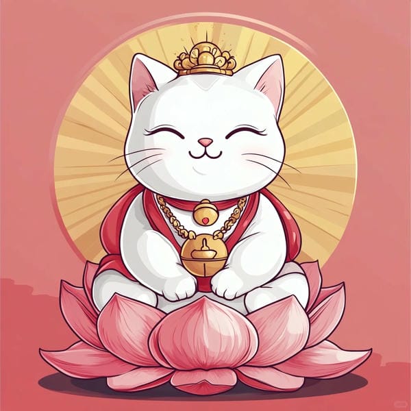 mèo thần tài chibi (9)