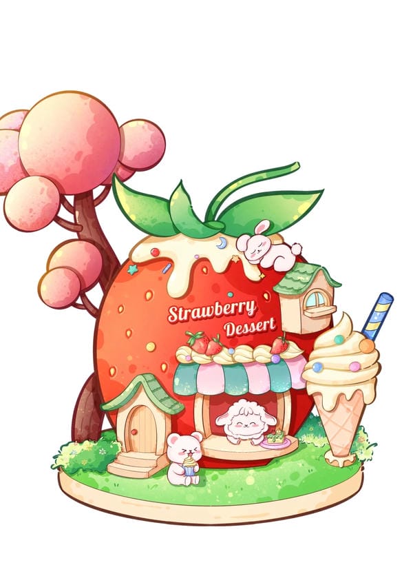 rau củ quả chibi (15)