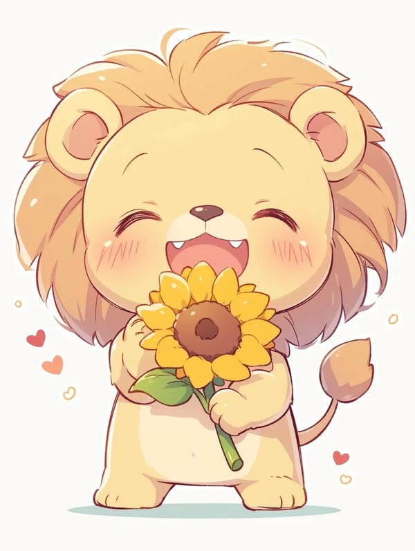 sư tử chibi (1)