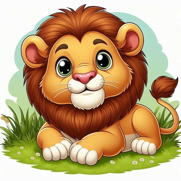 sư tử chibi (16)