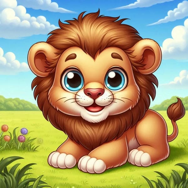 sư tử chibi (19)