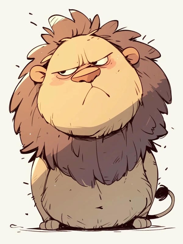 sư tử chibi (26)