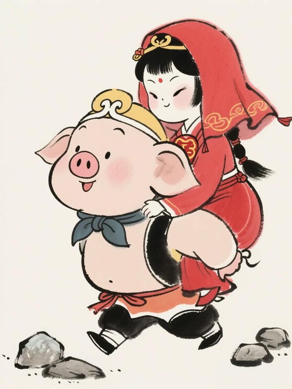 trư bát giới chibi (14)