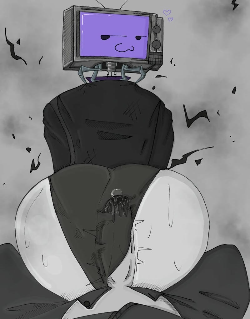 TV Woman R34 screen glow sexy