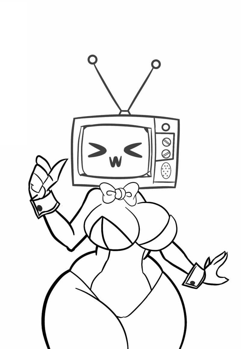 TV Woman R34 legs long hot