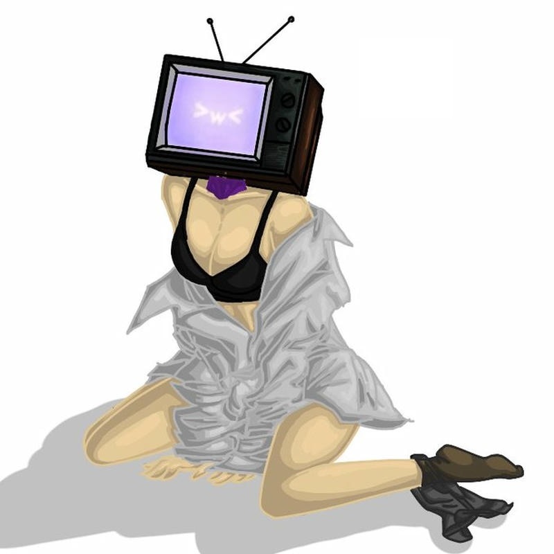 TV Woman Rule34 pose khiêu dâm